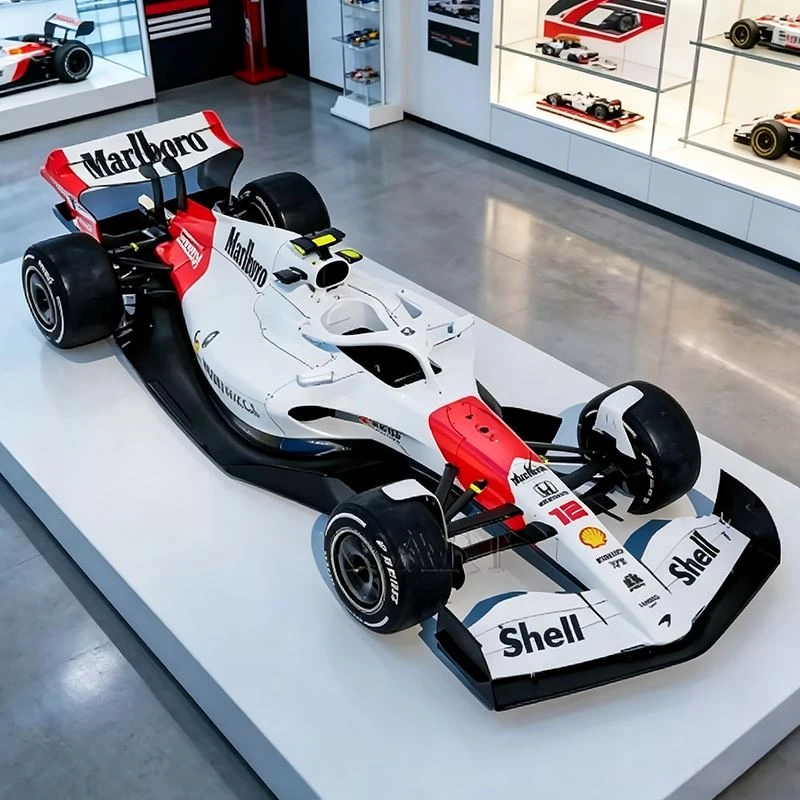 F1 Car Fiberglass Sculpture