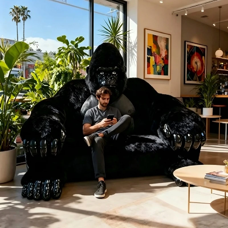 Gorilla Fiberglass Sofa factory