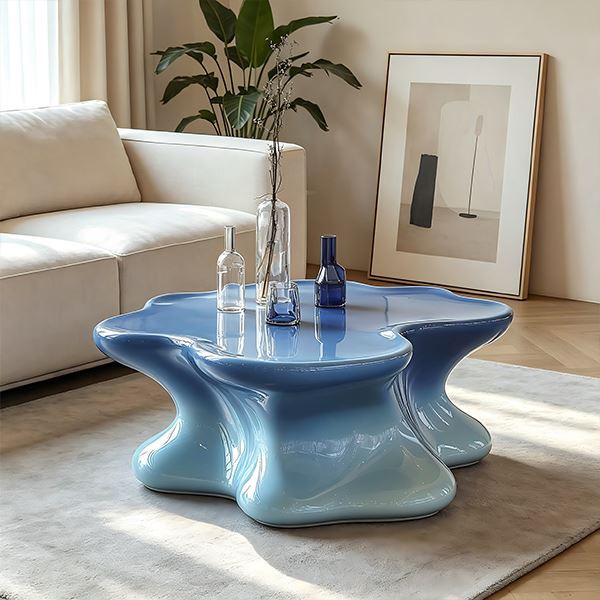 Irregular Cloud Fiberglass Coffee Table