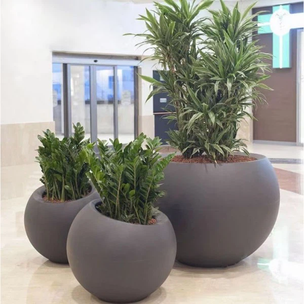 Outdoor Fiberglass Planter Pot