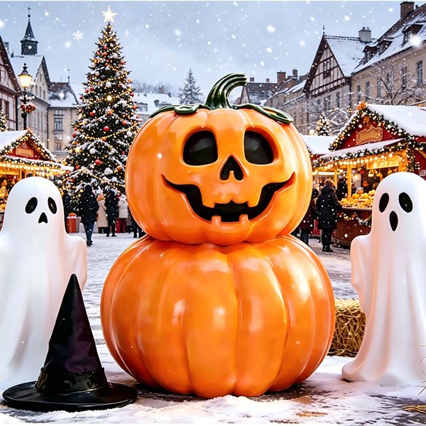 Christmas Pumpkin Sculpture3 Christmas Pumpkin Sculpture3