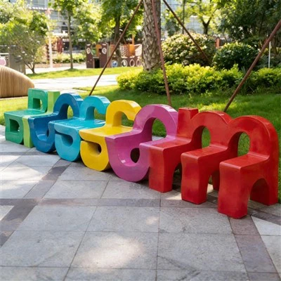 Outdoor Fiberglass Bench