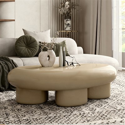 Oval Low Coffee Table